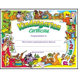 [T343] Kindergarten Certificate (21.5cm x 28cm)(30 pcs)