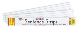 [T4001] White WIPEOFF Sentence Strips 24&quot;