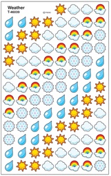 [T46039] Weather Mini Stickers