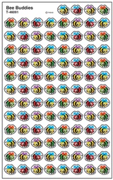 [TX46091] Bee Buddies Super Shapes Stickers ( 8 sheets) (1cm)