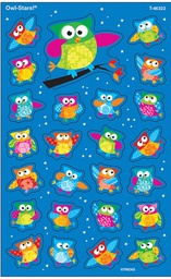 [T46322] Owl-Stars! (8sheets)(1cm)(200stickers)