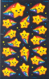 [TX46345] Rainbow Stars Super Shapes Stickers (8 Sheets) (1.5cmx1.5cm)