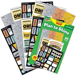 [T46934] I  Metal Plan to Shine Stickers (20sheets)(460stickers)