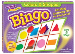 [T6061] Colors &amp; Shapes Bingo (36 different playing cards)