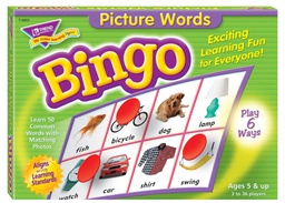 [T6063] Picture Words Bingo (50 common words)