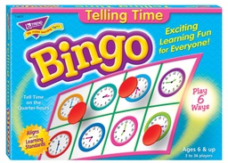 [T6072] Telling Time Bingo Age: 6 &amp; up  (2-36 players) (36cards)