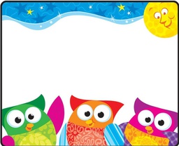 [T68117] Owl-Stars! Nametags (3''x2.5'')(7.6cmx6.3cm)(36pcs)