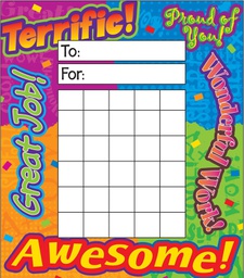 [T73003] Reward Words Incentive Pad 5.25&quot; x 6&quot; 13cm x 15cm (36 charts)