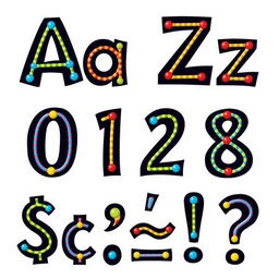 [T79755] Alpha-Beads 4 Playful Combo Letters 4''=10cm  (216pcs)