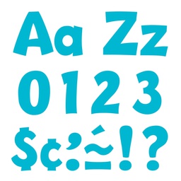 [TX79769] Sky Blue 4'' Playful Combo Ready Letters (216 characters)