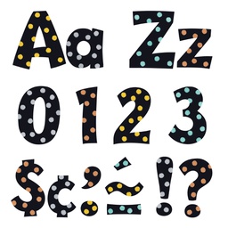 [T79770] Metal Dots 4 Playful Letters Combo