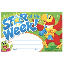 [T81081] Star of the Week Playtime Pals Award (14cmx 21.5cm)(30 sheets)