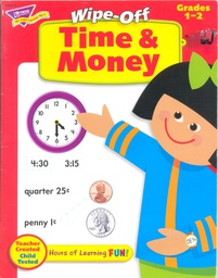 [T94219] Time &amp; Money Wipe off Workbook (GR 1-2)