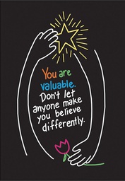 [TA62763] You are valuable. Don't let… Poster 13.3''x19&quot;(33.7cmx48.2cm)