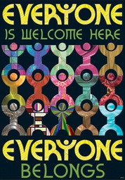 [TA67341] Everyone is welcome here… Poster 13.3''x19''(33.7cmx48.2cm)