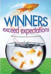 [TAX67334] Winners exceed expectations. Poster  (48cmx 33.5cm)