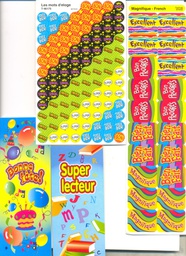 [TCCFRENCH] FRENCH SET includes Calendars,Awards,Bookmarks &amp; Stickers.
