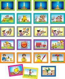 [TCR20848] Pocket Chart Cards 4-Scene Sequencing