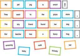 [TCR20849] Silly Sentences Pocket Chart Cards