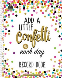 [TCR3570] Confetti Record Book (11''x8.5'')(27.9cmx21.5cm)