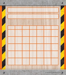 [TCRX5226] Under Construction Incentive Charts  (13.3cm x15.2cm    (36 pcs)