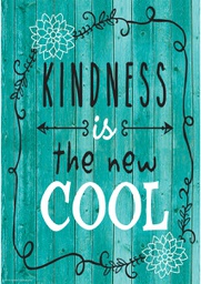 [TCR7412] Kindness Is the New Cool Positive Poster 13.3''x19''(33.7cmx48.2cm)
