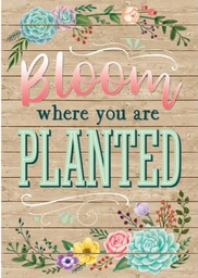 [TCR7428] Bloom Where You Are Planted Positive Poster