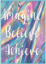 [TCR7439] Imagine, Believe, Achieve Positive Poster