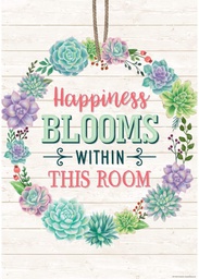 [TCR7443] Happiness Blooms Within This Room Positive Poster