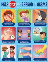 [TCR7501] HELP STOP THE SPREAD OF GERMS CHART