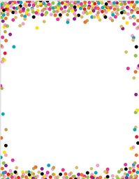 [TCR7646] Confetti Blank Chart 17''x22''(43cmx55cm)