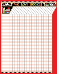 [TCRX7671] ME We Love Books Incentive Chart ( 55cm x 43cm)