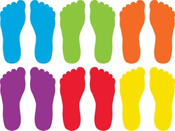 [TCR77470] Spot On Footprints Carpet Markers