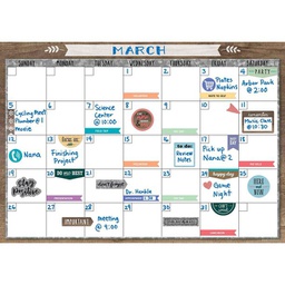 [TCRX77872] Home Sweet Classroom Clingy Thingies Calendar Set Chart write-on /wipe-off ( 30.4cm x 43.1cm)      (140 pcs.)