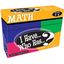 [TCR7834] I Have... Who Has...? Math Game (Gr. 5–6) (37cards)