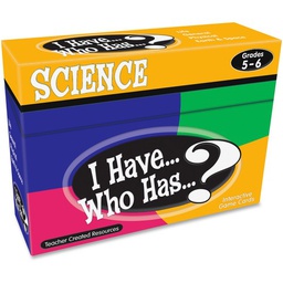 [TCRX7859] I Have... Who Has...? Science Game (Gr. 5–6) (37cards)