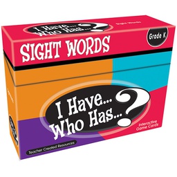 [TCR7868] I Have... Who Has...? Sight Words Game (Gr. K)
