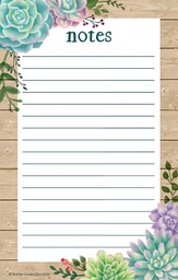 [TCR8595] Rustic Bloom Notepad