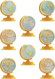 [TCR8641] Travel the Map Globes Accents 6''(15.2cm) 30pcs