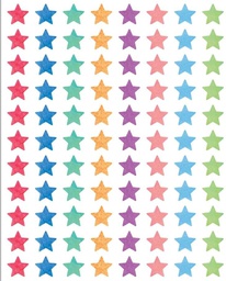 [TCR8729] Watercolor Stars Mini Stickers Valu-Pak