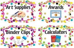 [TCR8751] Confetti Supply Labels