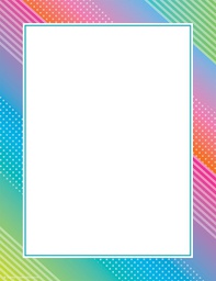 [TCR8754] Colorful Vibes Computer Paper