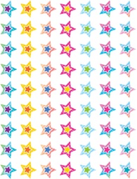 [TCR8786] Colorful Vibes Stars Mini Stickers 378/pkg