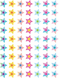 [TCR8786] Colorful Vibes Stars Mini Stickers 378/pkg