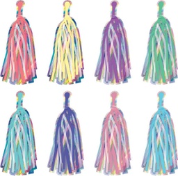 [TCR8806] Iridescent Tassels Accents 10 diff.designs (36 pcs.)