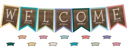 [TCR8815] Home Sweet Classroom Pennants Welcome Bulletin Board