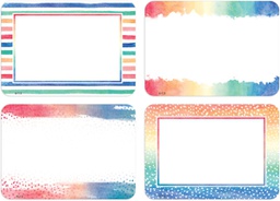 [TCR8968] Watercolor Name Tags/Labels - Multi-Pack