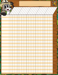 [TCRX7522] Ranger Rick Incentive Chart (55cm.x 43cm.)