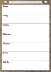 [TCRX77873] Home Sweet Classroom Clingy Thingies Weekly Schedule write-on /wipe-off (30.4cm x 43.1cm)   (1 pc)