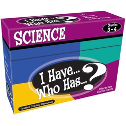 [TCRX7857] I Have... Who Has...? Science Game (Gr. 3–4) (37cards)